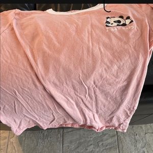 On Fire Panda T shirt